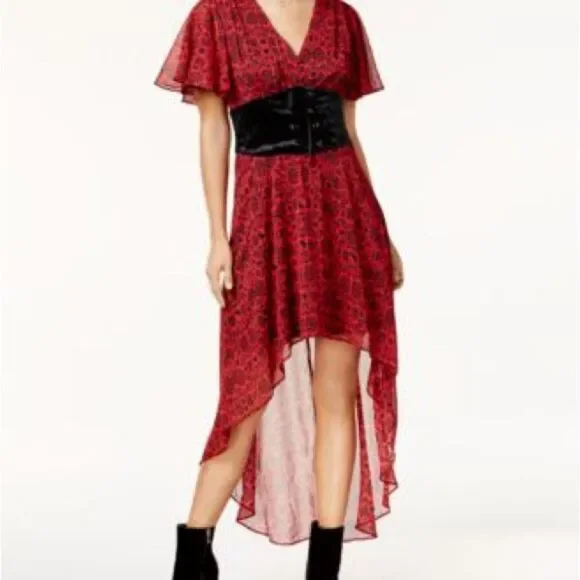 Disney snow white & the seven dwarves hi low dress - Picture 2 of 7